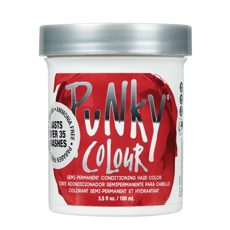 Punky Vermillion Red 100ml - HairBeautyInk
