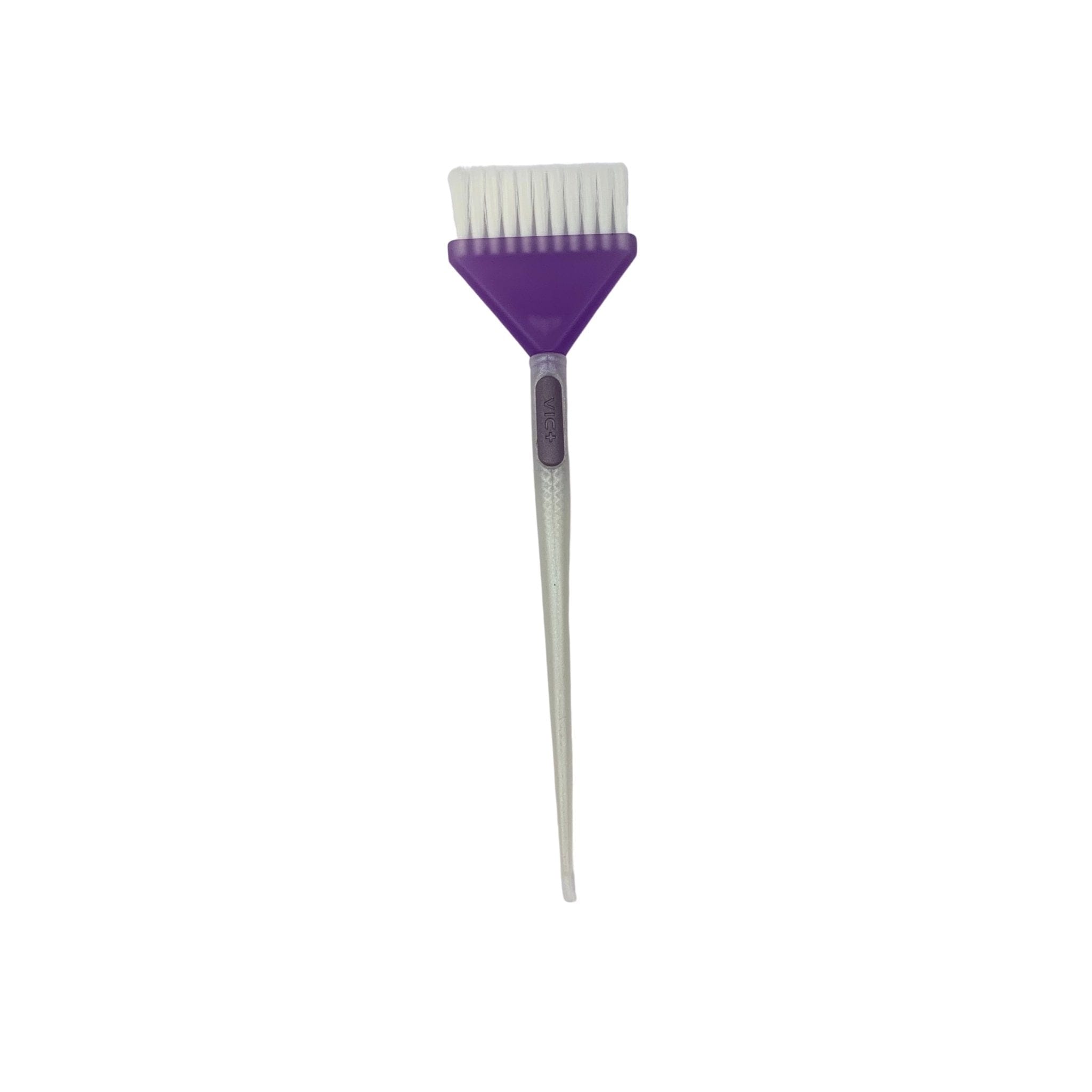 Purple Tint Brush with White Bristles - HairBeautyInk