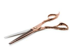 ROSE GOLD 5.5 INCH CUTTING & 6 INCH THINNING SCISSOR SET - HairBeautyInk