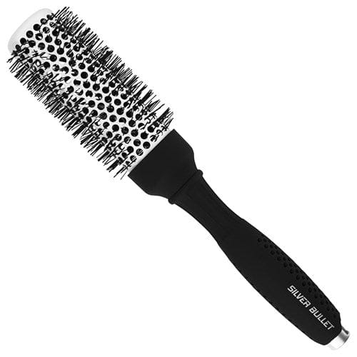 Silver Bullet Black Velvet Hot Tube Hair Brush Medium - HairBeautyInk