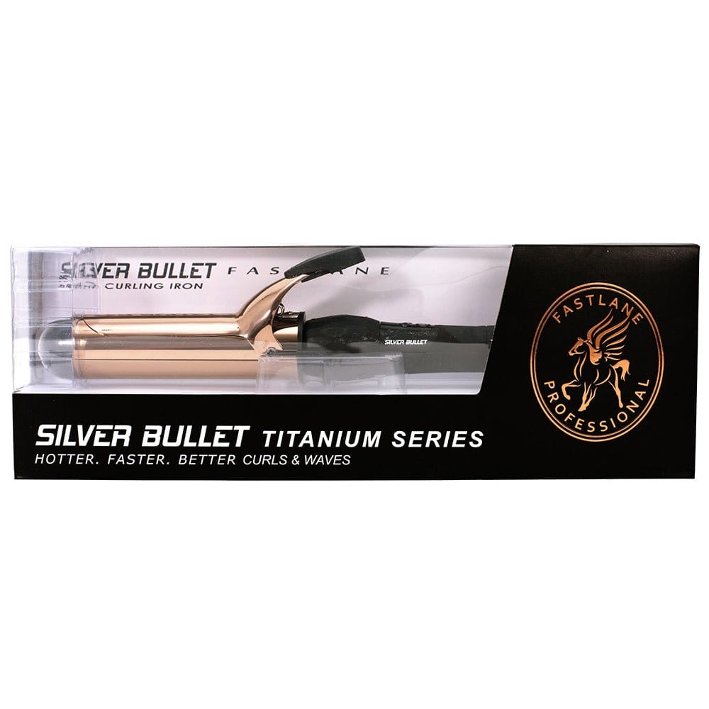 Silver Bullet - Fastlane Titanium Rose Gold Curling Iron - HairBeautyInk