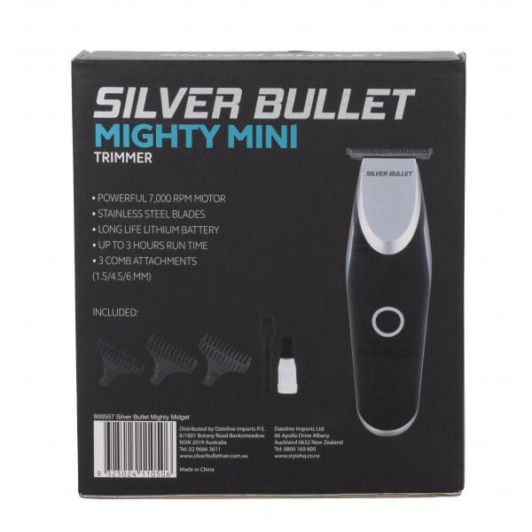 Silver Bullet Mighty Mini Cord/Cordless Trimmer - HairBeautyInk