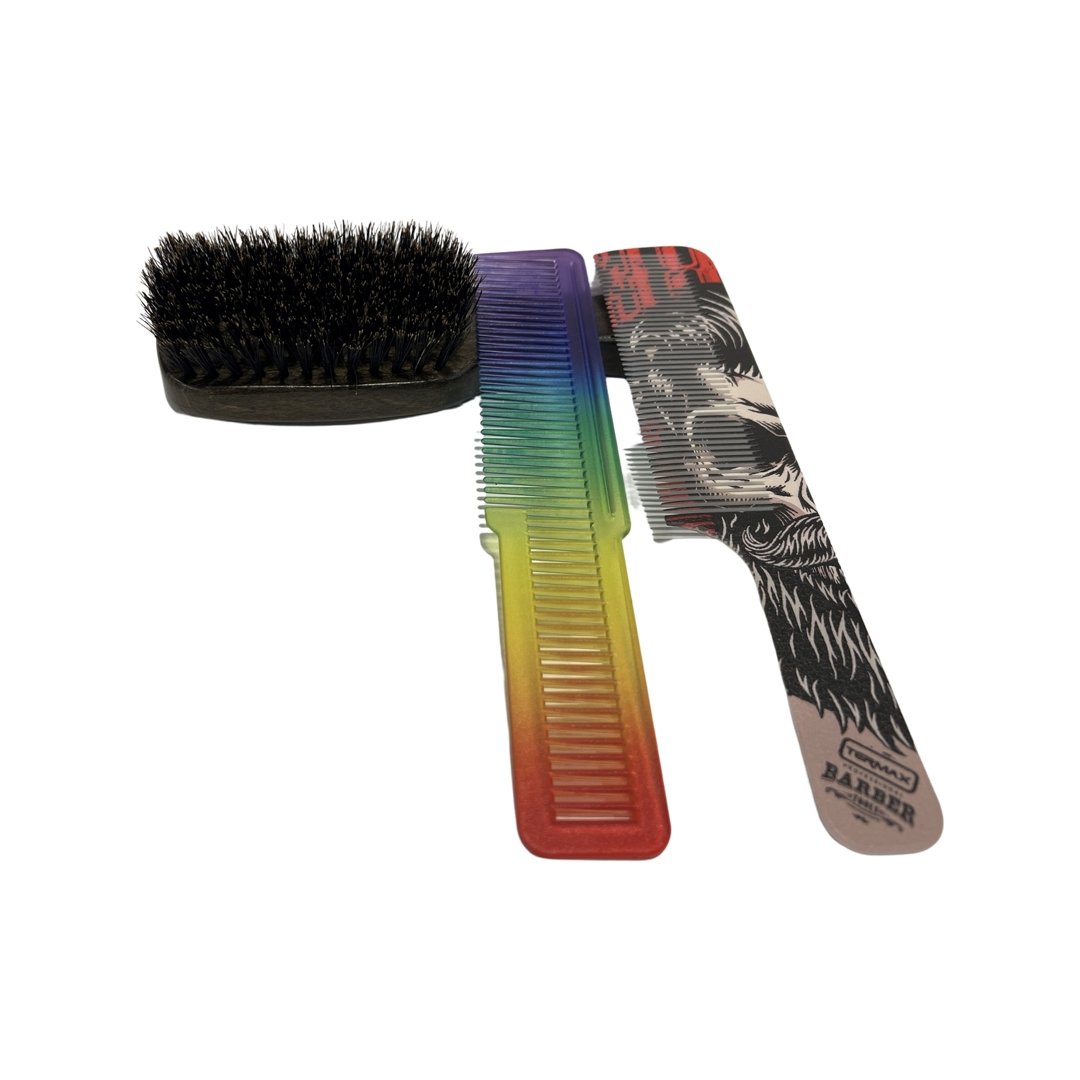 TERMAX CLUB BRUSH & COMB COMBO - HairBeautyInk