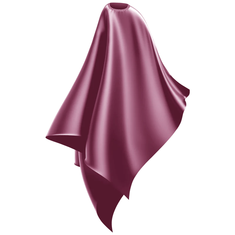 Wahl Polyester Cape Dusty Pink - HairBeautyInk