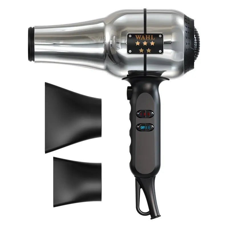 WAHL PROFESSIONAL 5 STAR BARBER DRYER + PINSTRIPE BARBERS CAPE FREE - HairBeautyInk