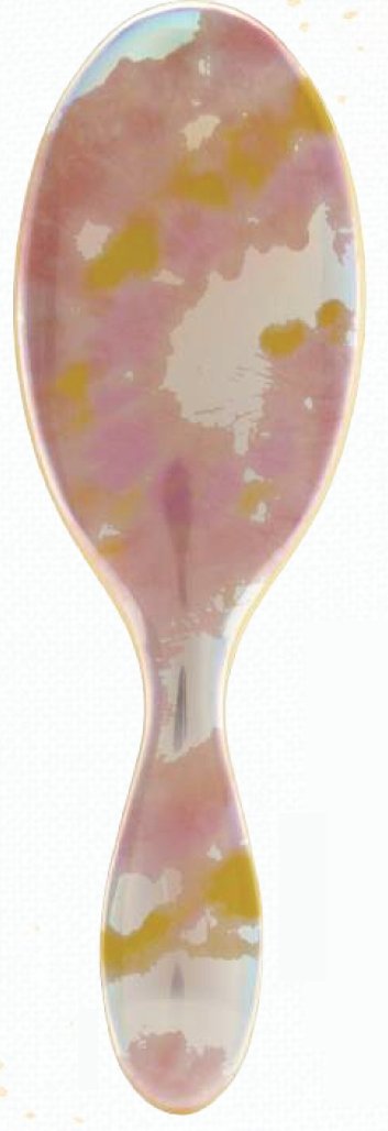 Wet Brush Peach Tie Dye Watercolour - HairBeautyInk
